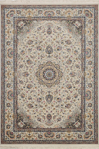 فرش ۱۰۰۰ شانه ستاره کویر یزد کلکسیون عالیقاپو کد L051-3020 تراکم ۳۶۰۰