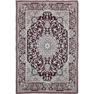روفرشی فیلی رنگ کیابافت یزد طرح کژال کد 408